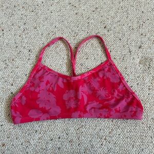 Floral Pink Swim Top